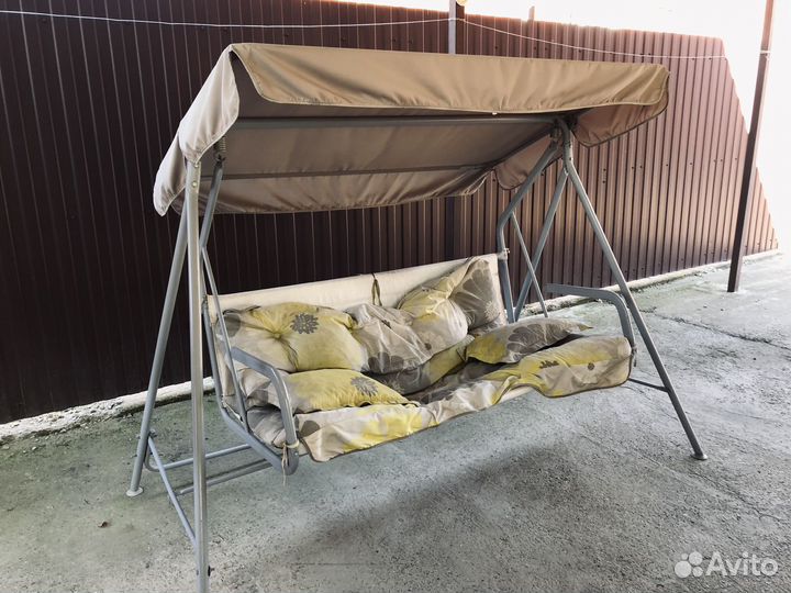 Садовые качели бу