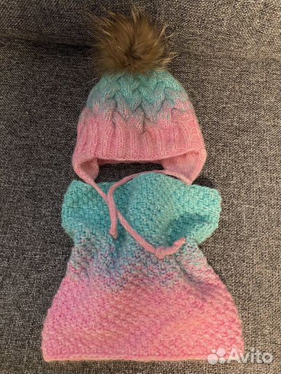 Комплект шапка, шарф 50-52