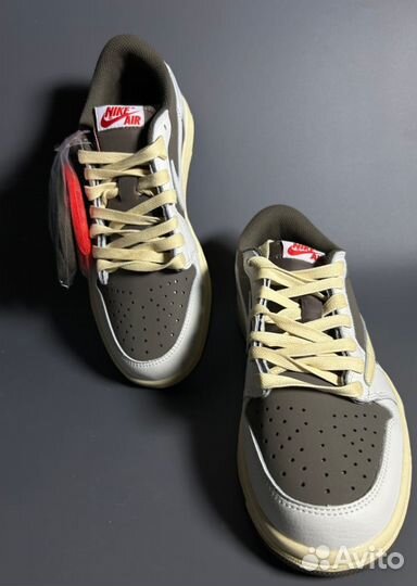 Кроссовки Travis Scott x Air Jordan 1 Люкс