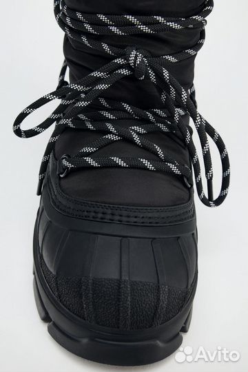 Ботинки дутики zara SKI