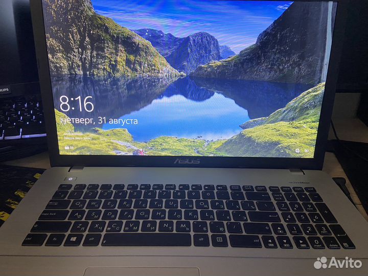 Ноутбук asus, intel core i7, 8гб
