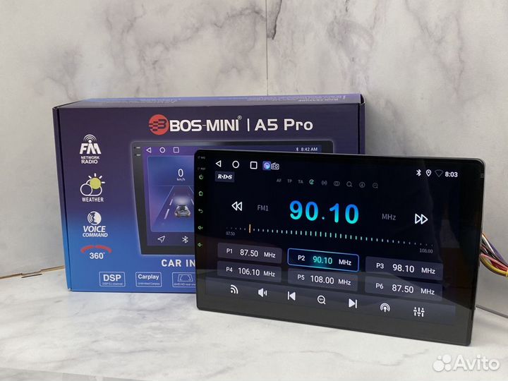 Магнитола bos mini a5 pro 4/64gb