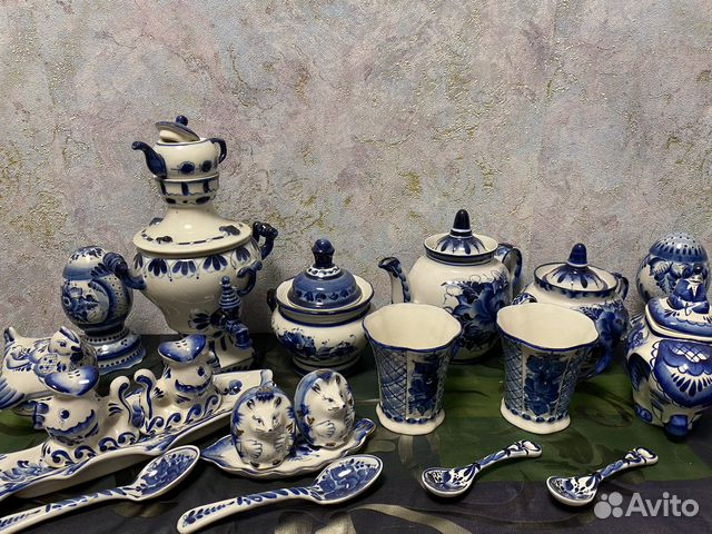 СССР посуда гжель