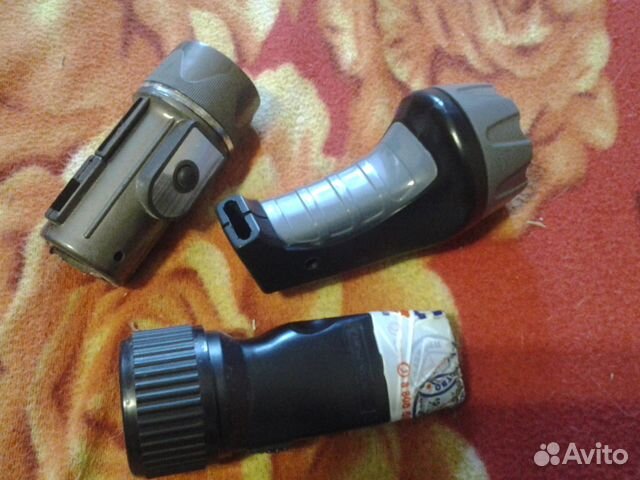 Фонарики на запчасти