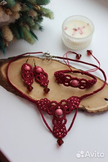 Комплект украшений handmade