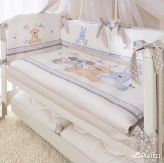 Комплект в кроватку Perina три друга