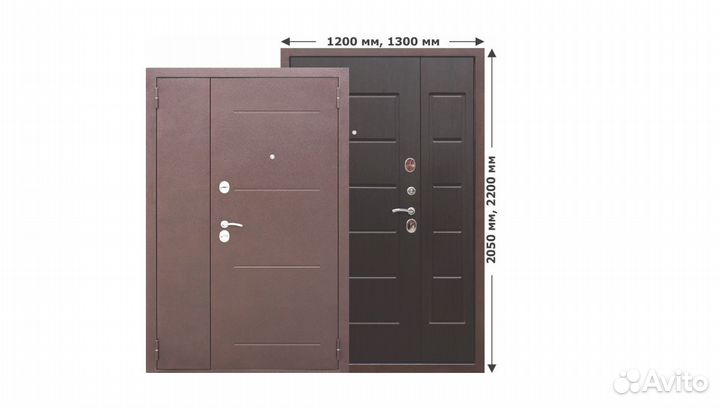 Входная не стандартная дверь