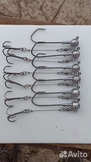 Джиг головки 6-46гр 120 барбариан, коготь