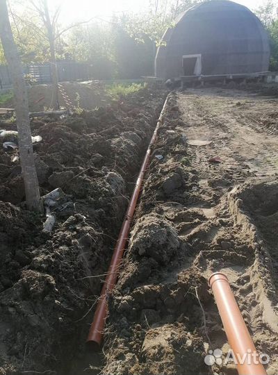 Установка канализации септик под ключ