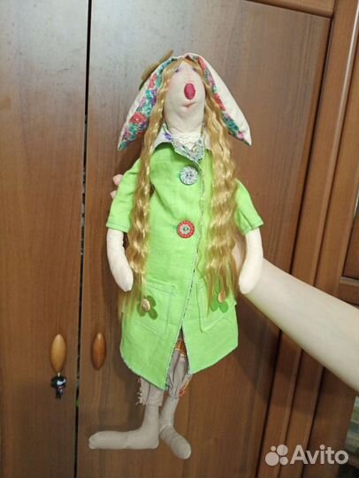 Интерьерная кукла ручной работы tilda