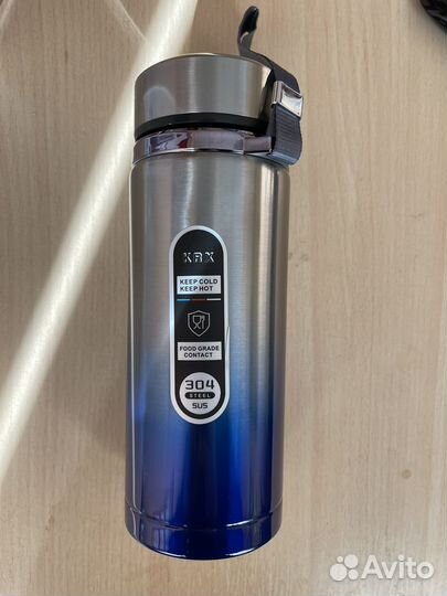 Термос вакуумный с датчиком температуры