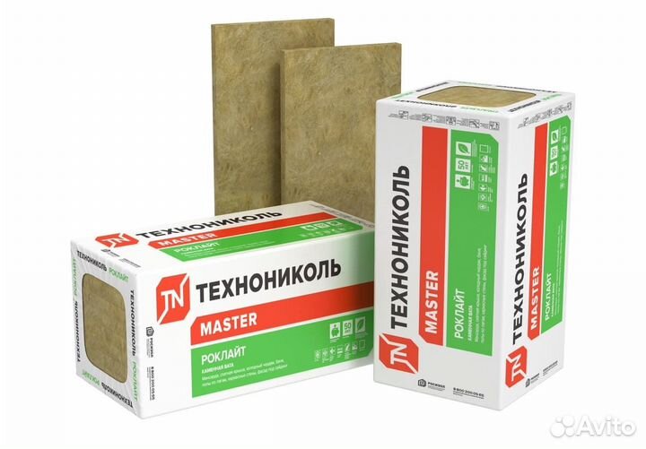 Утеплитель (каменная вата) роклайт 50 мм, 5,76 м2