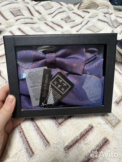 Гастук бабочка запонки