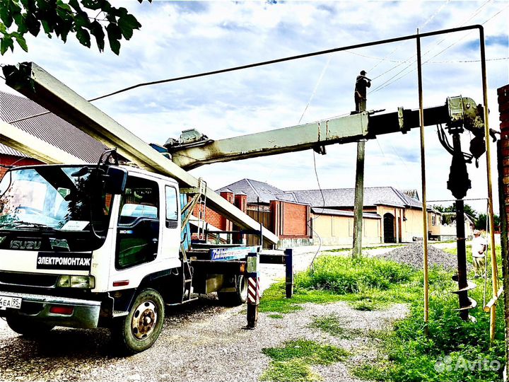 Столбы освещения доставка установка по чр