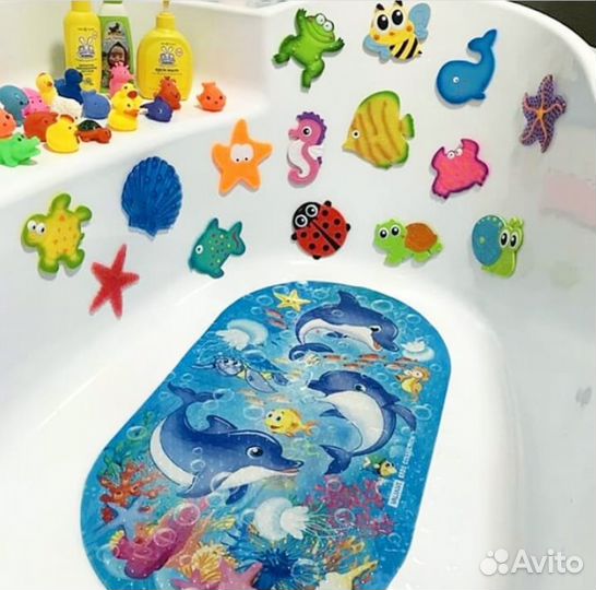 Детские коврики в ванну