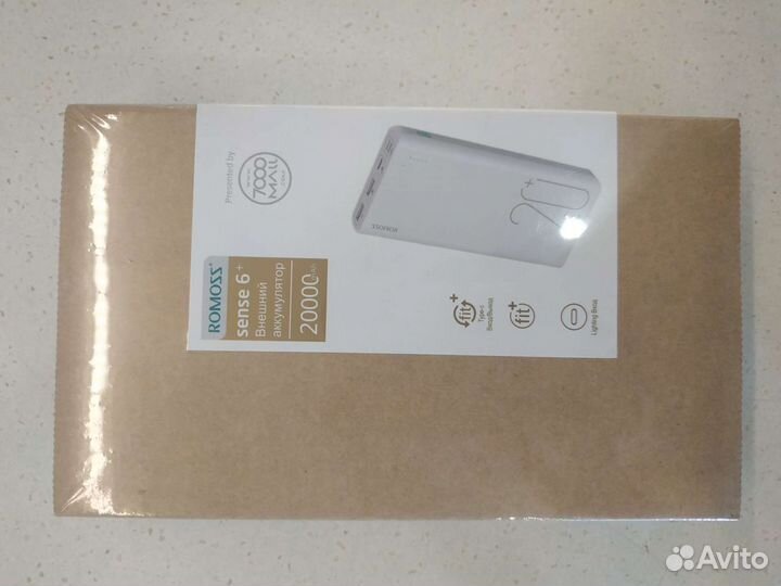 Внешний аккумулятор Повербанк Romoss Sense 6Plus