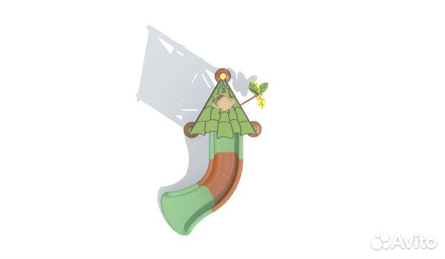 Большая детская игровая площадка на заказ