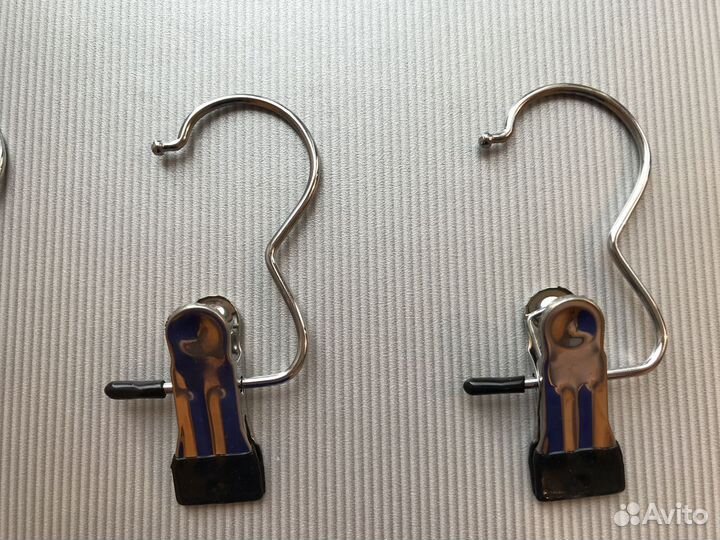 Вешалка - крючок с защипом 2 набора по 4 шт