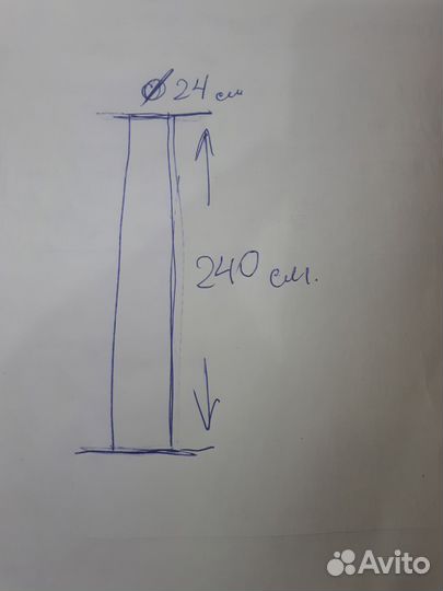 Колонна из труб б/у