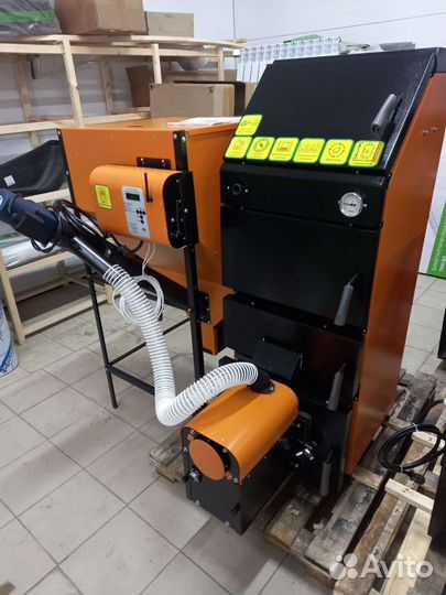 Валдай-15вс пеллетный котёл (комбинированный)