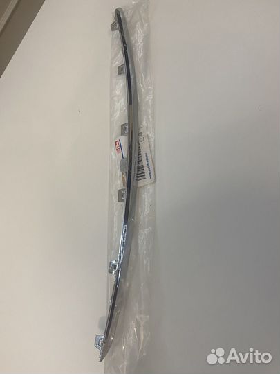 Молдинг переднего бампера хром пежо peugeot 408