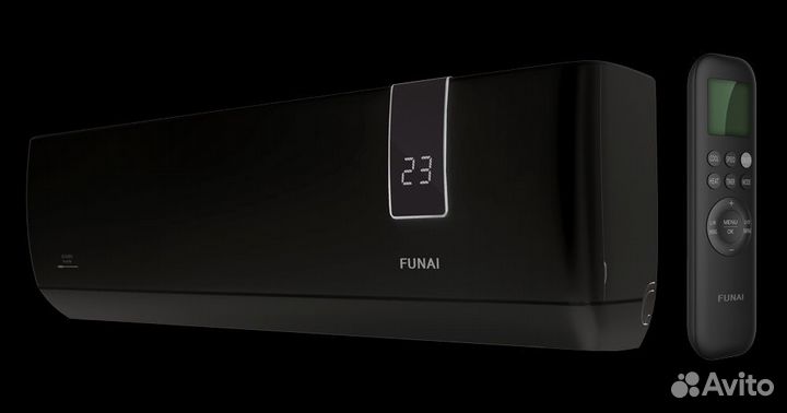 Кондиционер чёрный сплит-система