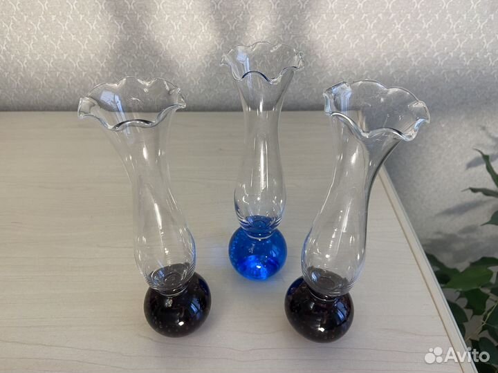 Набор вазочек бульгазе винтаж