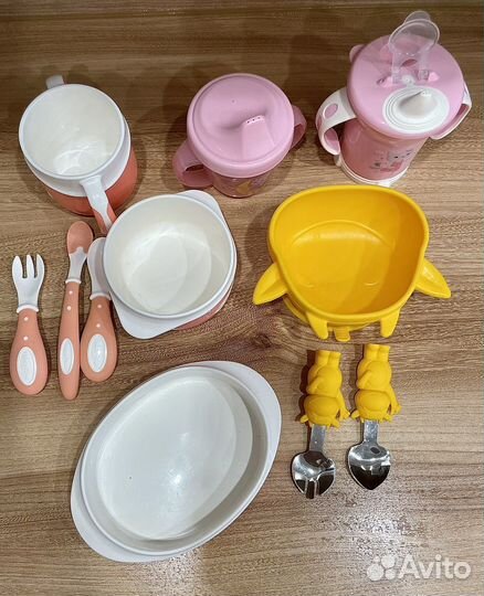 Детская посуда для кормления б/у