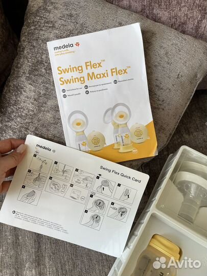Молокоотсос электрический medela swing flex