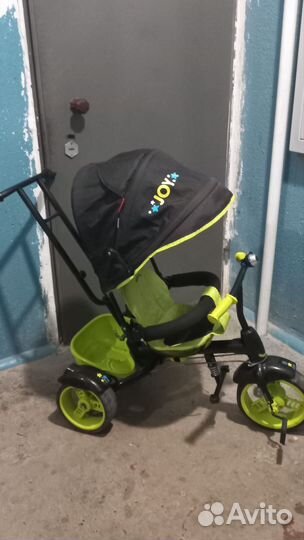 Велосипед коляска с ручкой