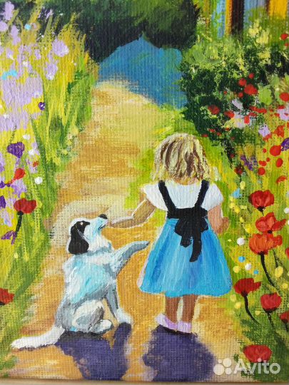 Картина пейзаж лето