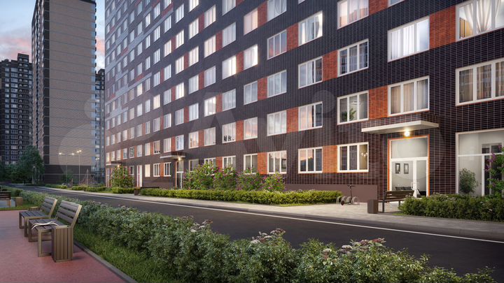 2-к. квартира, 36,6 м², 21/21 эт.