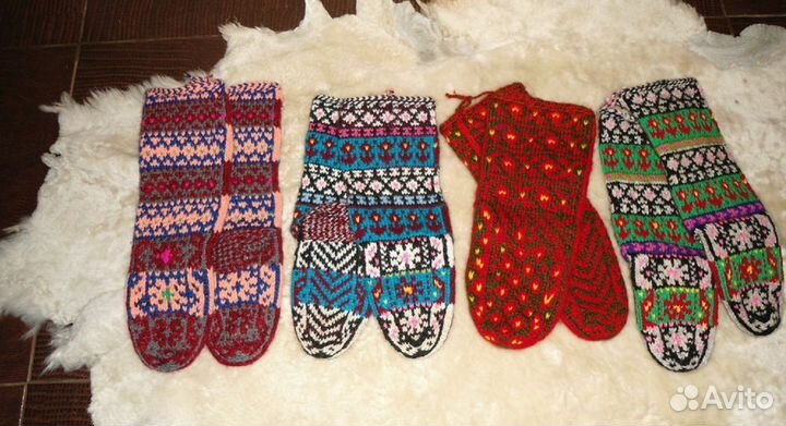 Новые Джурабы, длинные гольфы, ручная вязка