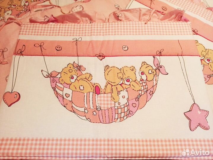 Бортики для детской кроватки