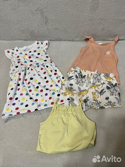 Пакет одежды на девочку 86