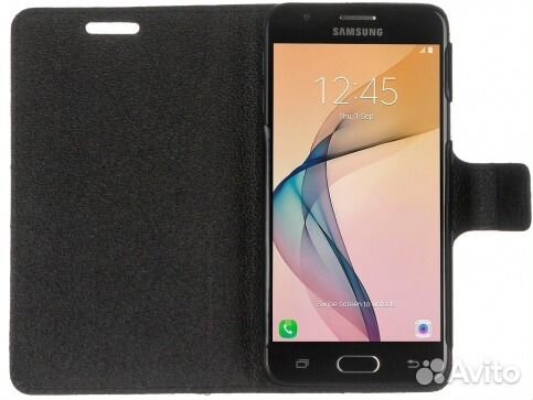 Чехол-книжка для samsung Galaxy J5 Prime (чёрный)