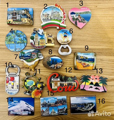 Магнитики на холодильник (читать описание)