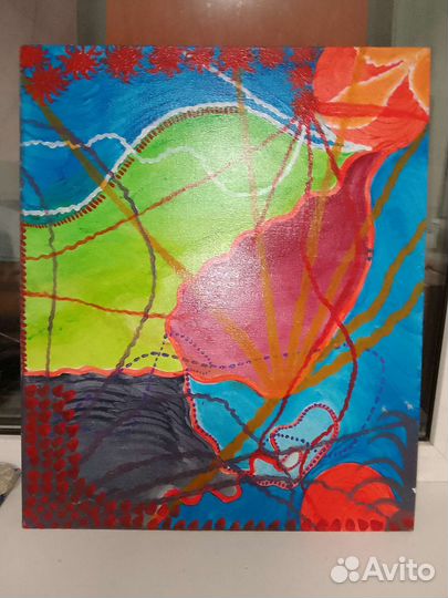 Картина акрил 50 на 60