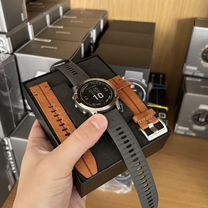 Garmin Fenix 7 Pro Sapphire Solar Titanium с кожан