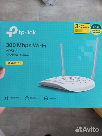 Adsl2+ роутер TP-link TD-W8961N