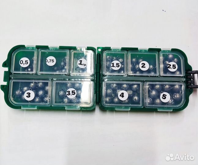 Набор микро чебурашек от 0.5 до 5 гр