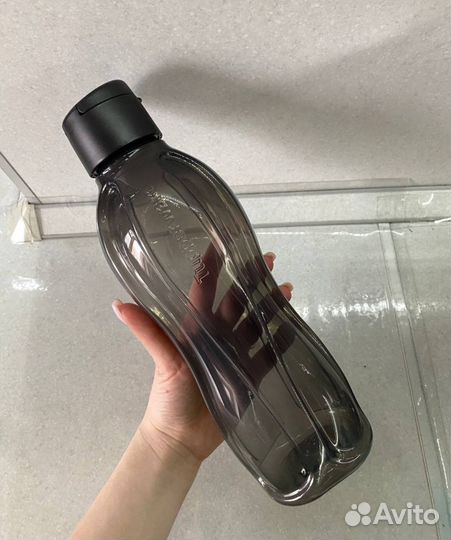 Бутылка для воды, для фитнеса 1л черная