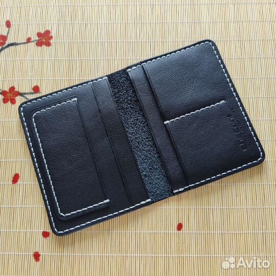 Обложка для автодокументов из кожи