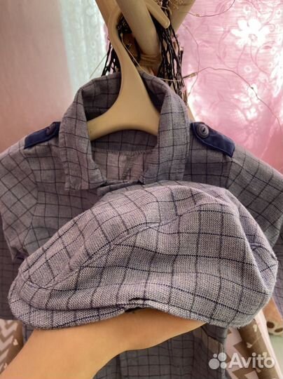 Пиджак для мальчиков + кепка