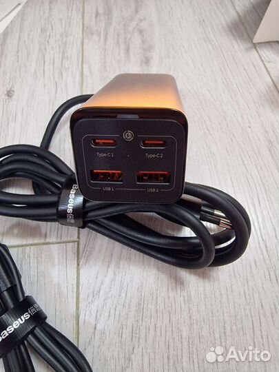 Зарядное устройство Baseus GAN3 Pro 100W с 4 usb