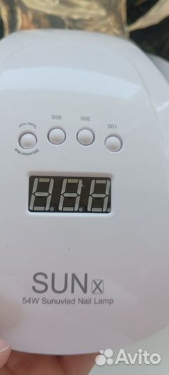 Лампа для ногтей 54w новая