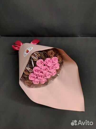 Букет - 29 Роз из Бельгийского Шоколада