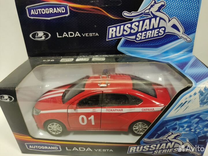 Модель автомобиля ваз лада веста метал. 1:36