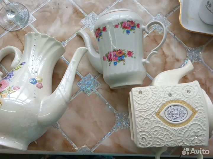 Чайник/молочник/чашки