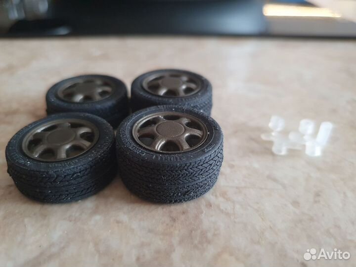 Диски от toyota mark 2 tourer v aoshima 1:24